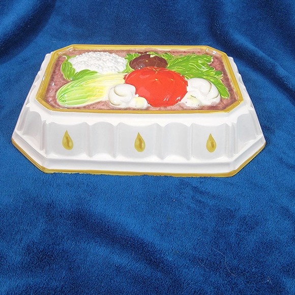 Wall Hanging Vegetables Ceramic Mold GAILSTYN-SUTTON Towle Company Hand Painted - Picture 2 of 5